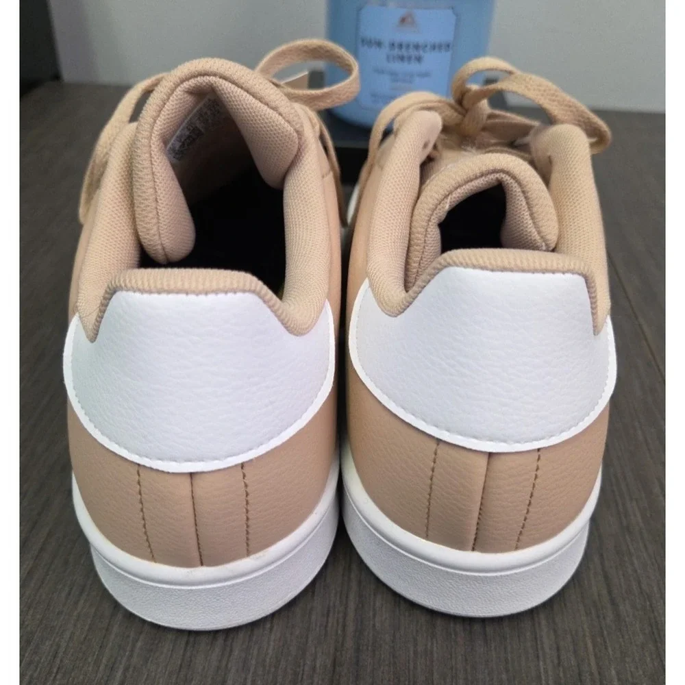 Adidas Court Shoes Sneakers‎  Magic Beige Men's Size 8  Womens 9.5 NEW